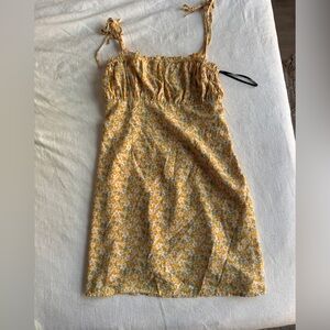 Forever 21 Yellow Floral Dress